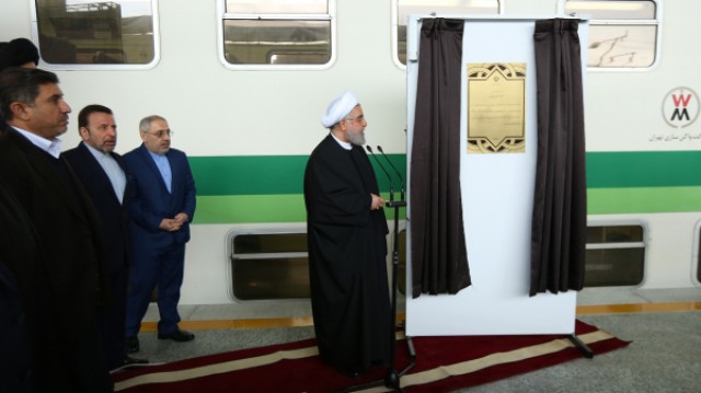 مترو گلشهر-هشتگرد با حضور رئیس‌جمهور افتتاح شد