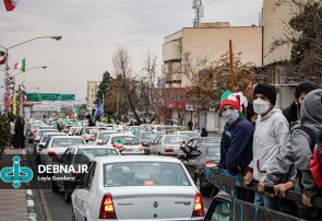 گزارش تصویری از برگزاری راهپیمایی خودرویی و موتوری ۲۲ بهمن ۱۴۰۰
